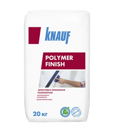 Шпаклевка полимерная Knauf Полимер Финиш для сухих помещений белая 20 кг