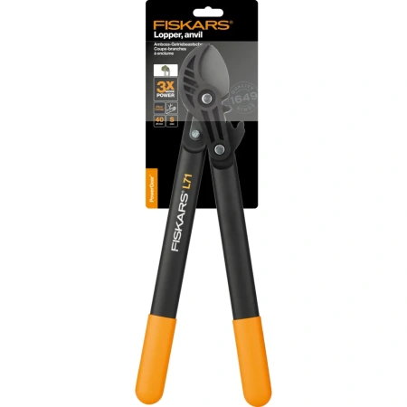 FISKARS Сучкорез контактный рез 40 мм силовой мех-м 2,3/1 малый (S) L71 PowerGear силовой привод