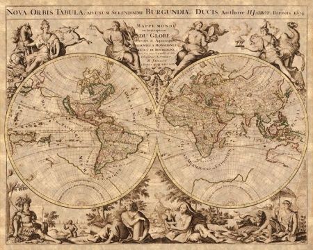 Графика Карта мира  12052