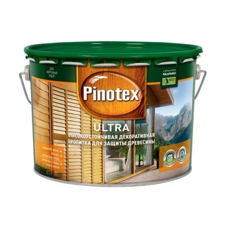 Пропитка Pinotex Ultra (Калужница), 9 л