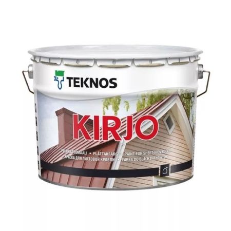 Краска для листовой кровли TEKNOS KIRJO, 2,7 л