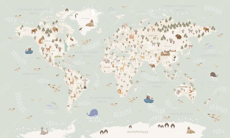 Фреска Детские фрески арт. 800552