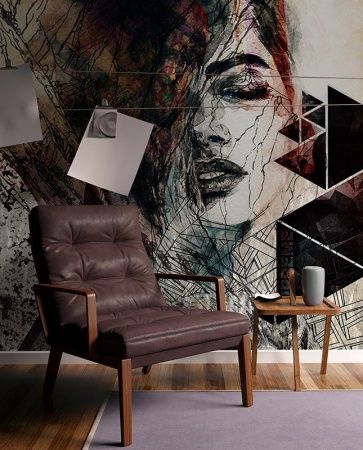 Графика Девушка-ястреб  ag0048