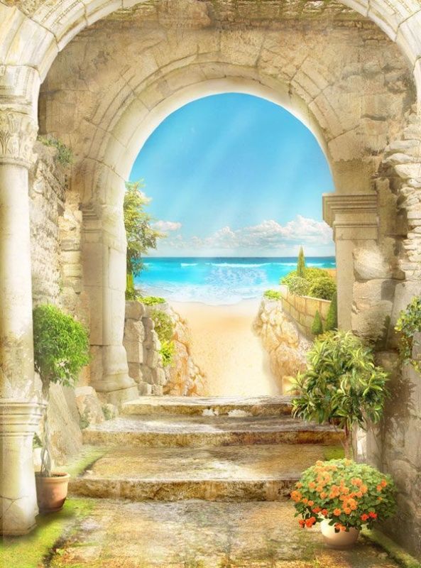 Фреска Пейзажи Морские пейзажи и море арт. a_225