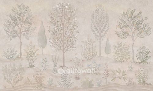 Фреска Французский сад