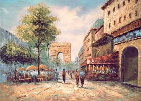 Фреска Живописная улица