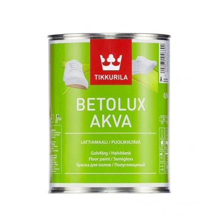 Краска для пола Tikkurila Betolux Akva, 0,9 л