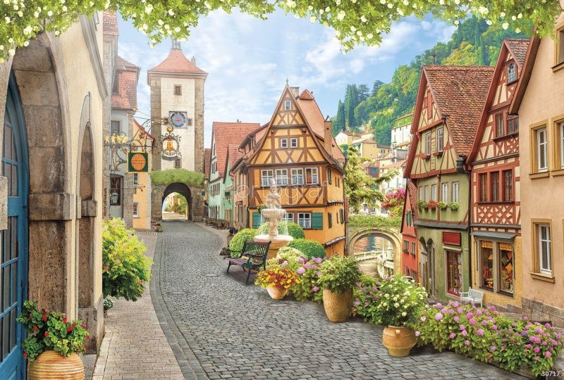 Фреска Мощеная улочка Art.30717