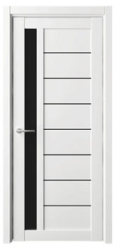 Дверь Севилья ширина 70 см Винил Стекло черное