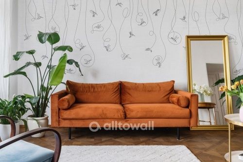 Фреска ANIMALISM Colibri black