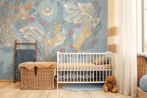 Фреска Перо Жар-птицы-1