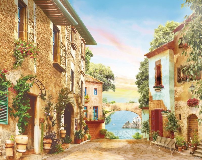 Улочка с видом на бухту Art.30728