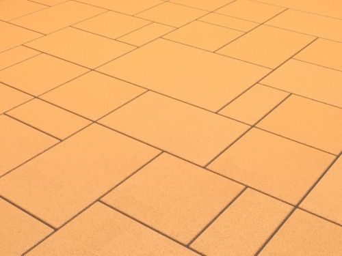 Тротуарная плитка STEINGOT Бавария Оранжевый  Верхний прокрас 60 мм