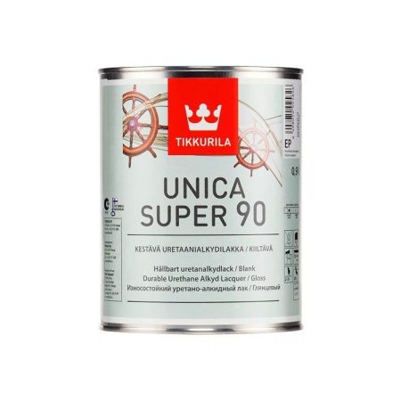 Глянцевый лак Тиккурила Tikkurila Unica Super, 0,9 л