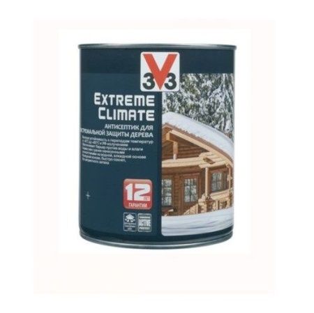 Антисептик для дерева V33 Extreme Climate Protection (Вишня), 0,9л