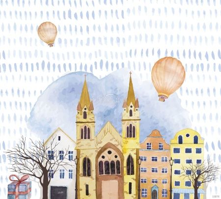 Фреска Немецкий городок Art.10876