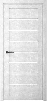 Дверь Сеул ширина 70 см Стекло черное