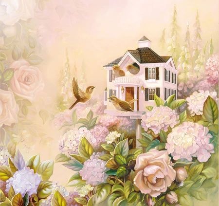 Фреска Цветы, цветочная коллекция арт. f_398