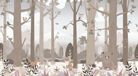 Лесная полянка Art.34411