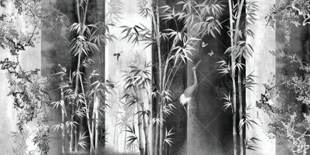 Фреска Современный дизайн Черно-белые арт. 980010