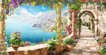 Фреска Панорама на залив