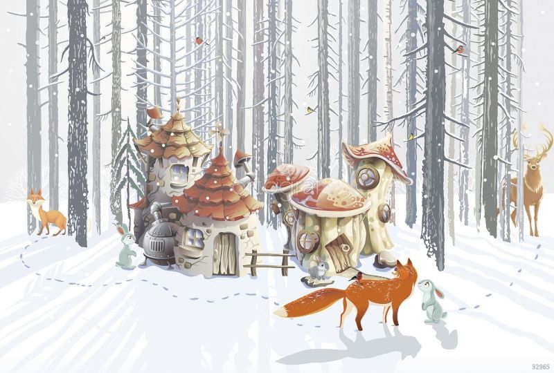 Фреска Зимняя сказка Art.32965