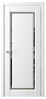 Дверь Эрмитаж-8 ширина 80 см Винил Зеркало грей