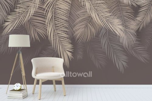 Фреска Листья пальмы-2