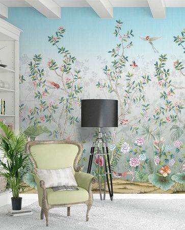 Графика Японский сад. Шинуазри. ag0254