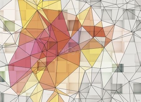 Фреска Полигоны Art.33755