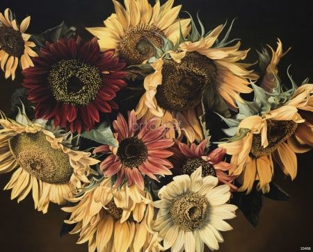 Фреска Подсолнухи Art.33406