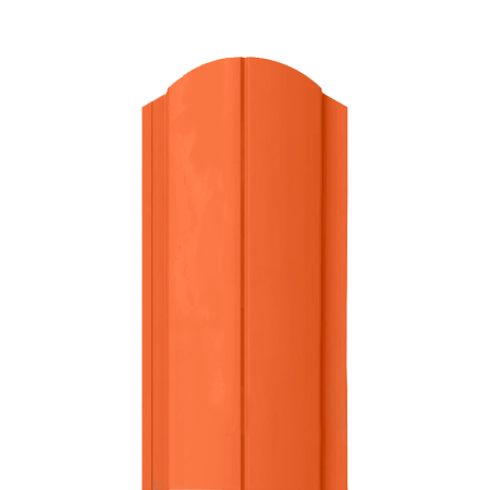Металлический штакетник Ral 2004 0.40 см. Полукруг-профиль