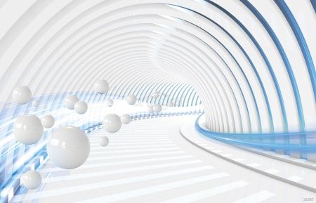 Фреска Массаулина Людмила "Неоновый тунель" Art.21067