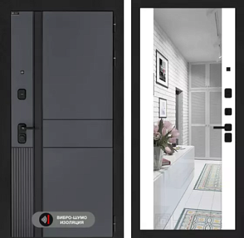 Входная дверь Эволаб с зеркалом Максимум