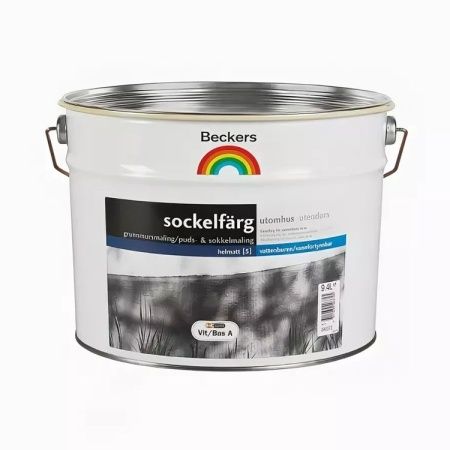 Краска фасадная Beckers Sockelfarg, 9 л