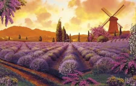 Фреска Лавандовый закат Art.33181