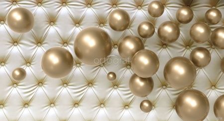 Фреска Золотые пузыри Art.33212