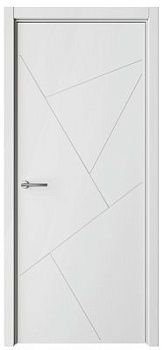 Дверь Геометрия-2 ширина 80 см Эмаль ПГ кромка В цвет полотна