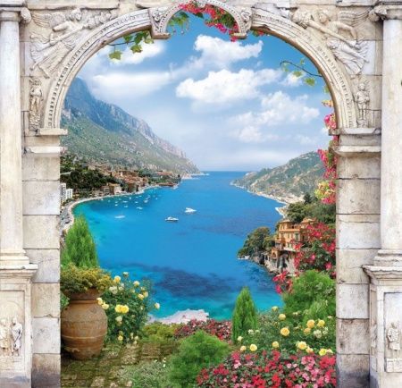 Фреска Арка с видом на залив