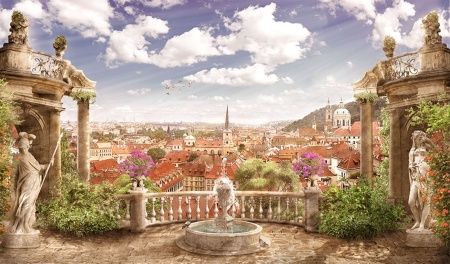 Фреска Современный Графический Дизайн 44203