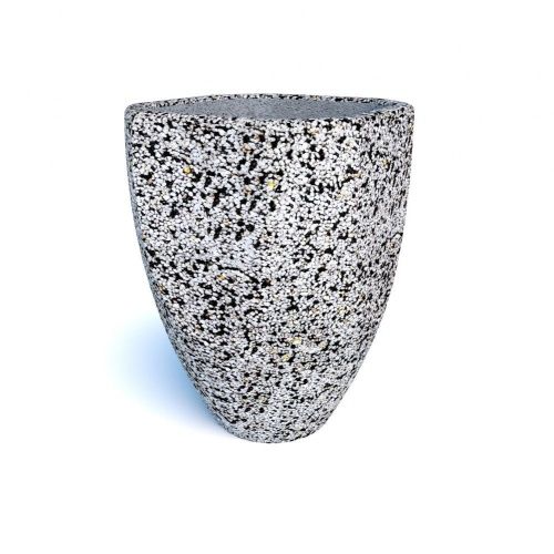Вазон бетонный уличный Квартини (фактура шахматка)