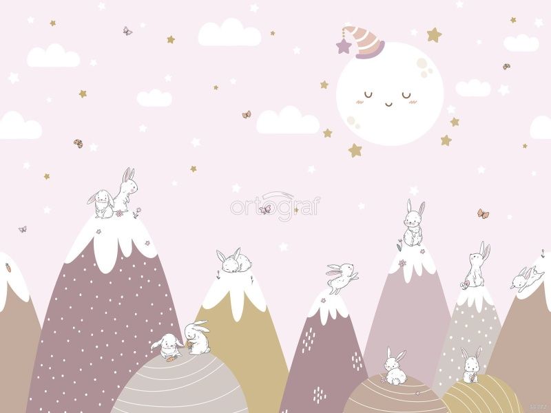 Зайки на холмах Art.34372