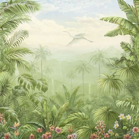 Фреска Tropical Тропический лес. ag0181