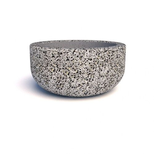 Вазон бетонный уличный Лоббито (фактура шахматка)