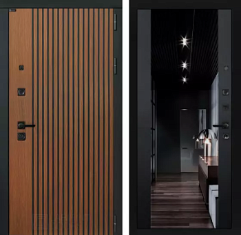 Входная дверь Шторм с Зеркалом тонированным Максимум