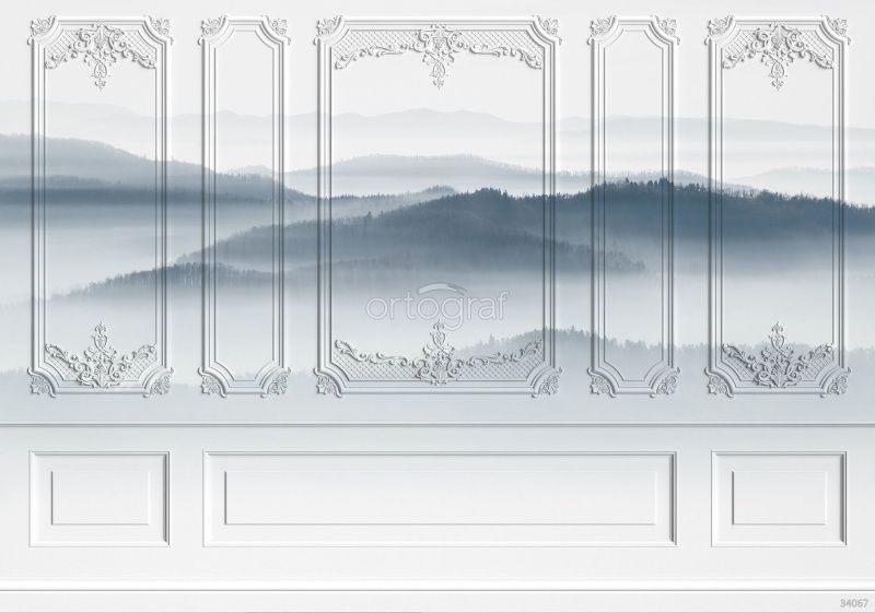 Пейзаж и лепнина Art.34067