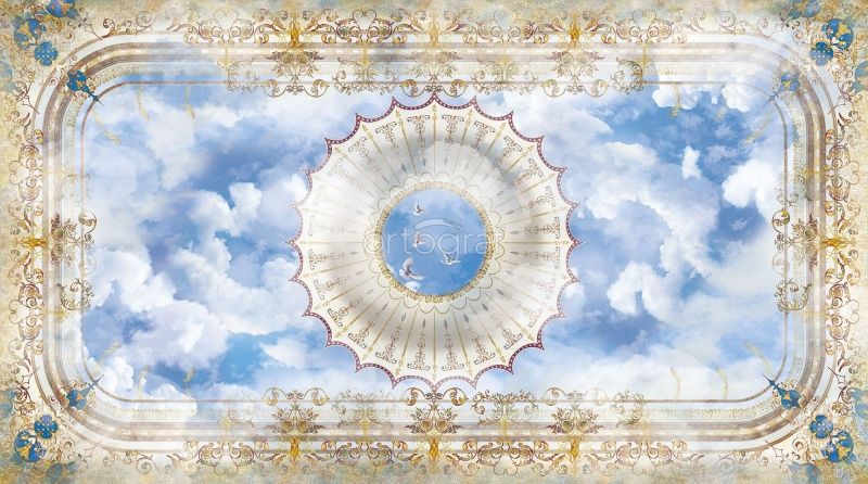 Свод с голубями Art.4795