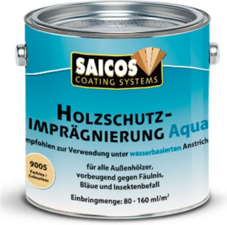 Защитная пропитка на водной основе Holzschutz-Impragnierung Aqua, 2,5 л