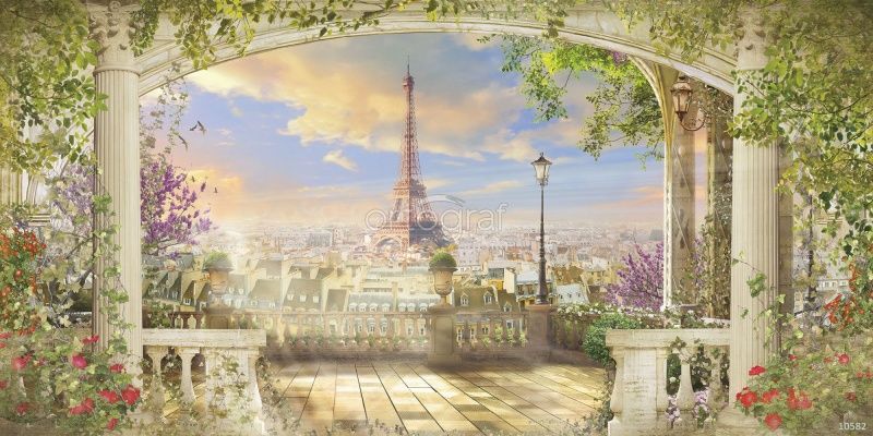 Фреска Прекрасный Париж Art.10582