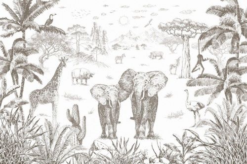 Фреска Книга джунглей